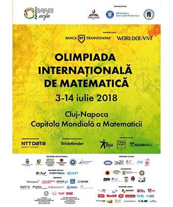 Iulius Mall Cluj Napoca a susținut Olimpiada Internațională de Matematică, ediția 2018
